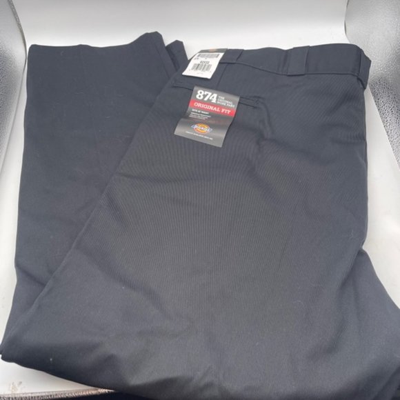 Dickies Other - DICKIES Mens 874 Original Fit Black Work Pants 52x32 NWT